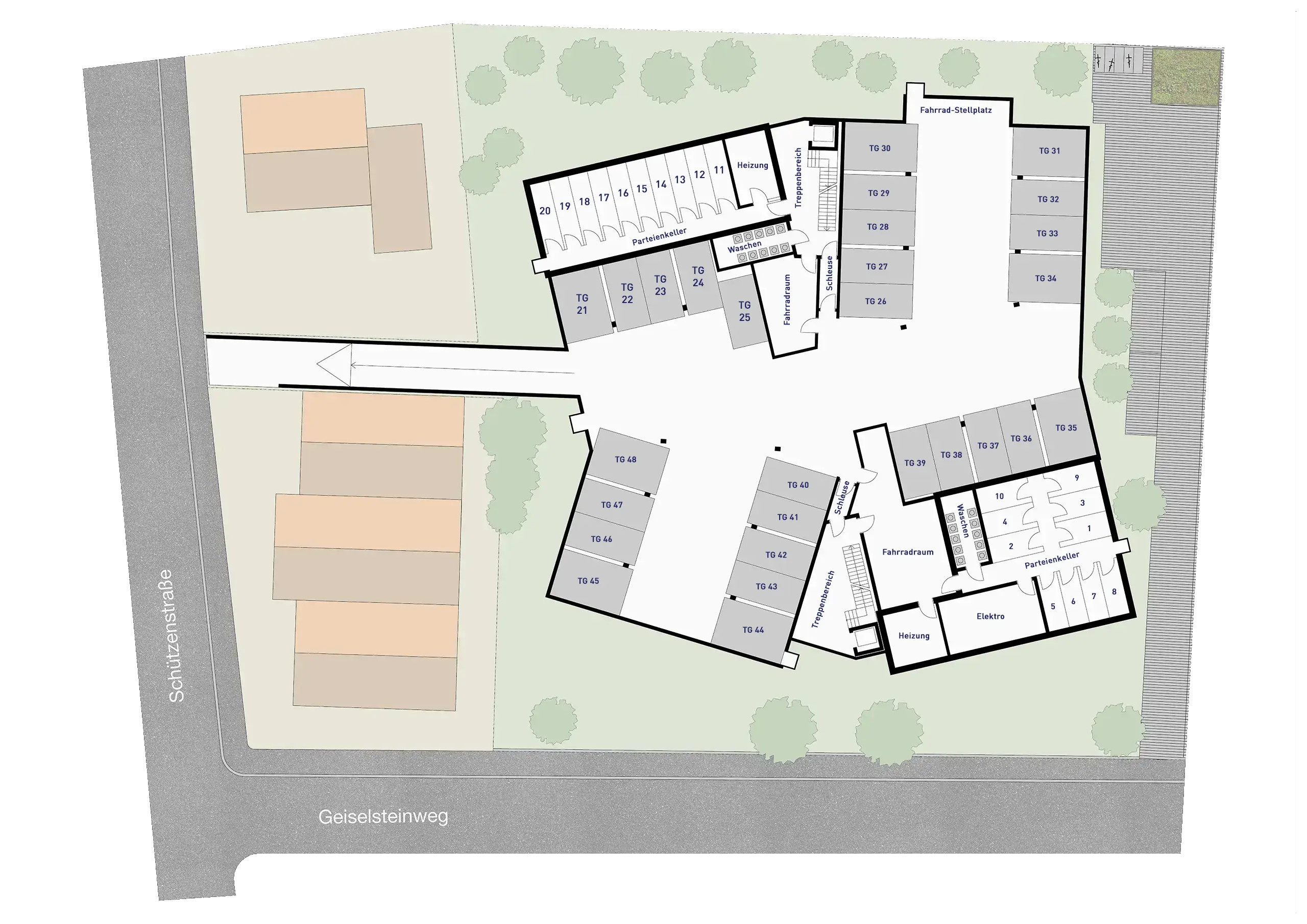 Grundriss Kellergeschoss